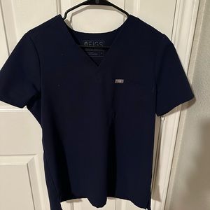 Figs Medium navy Catarina one pocket top